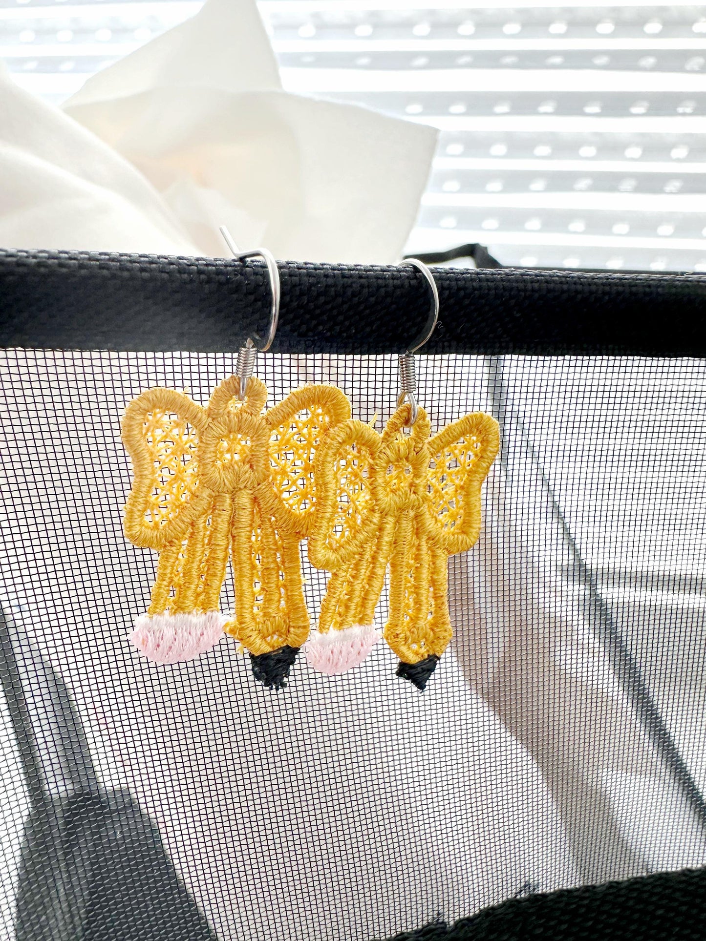 Pencil Bow Earrings FSL