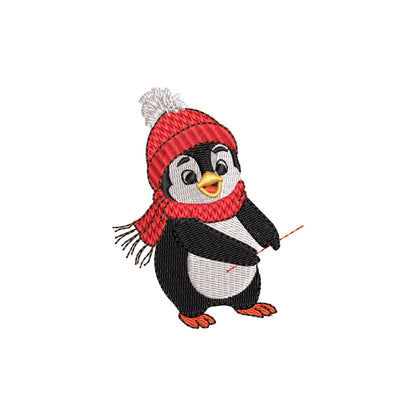 Little Penguin Stealing Towel