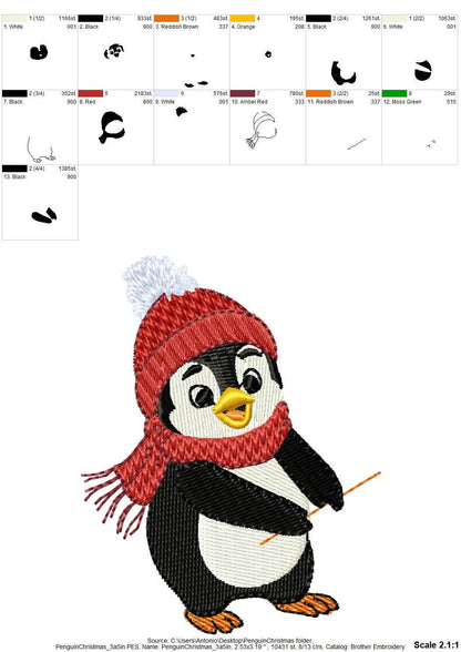Little Penguin Stealing Towel