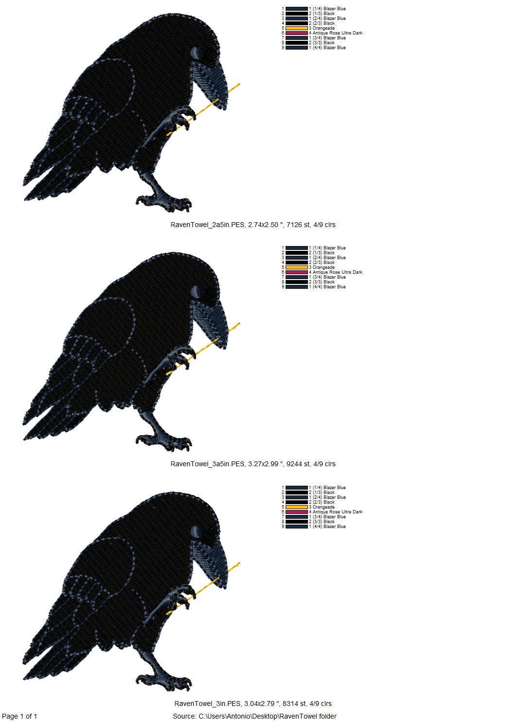Naughty Playing Raven Crow