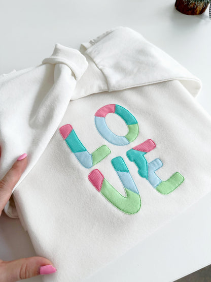 Raggedy Applique Patchwork Font