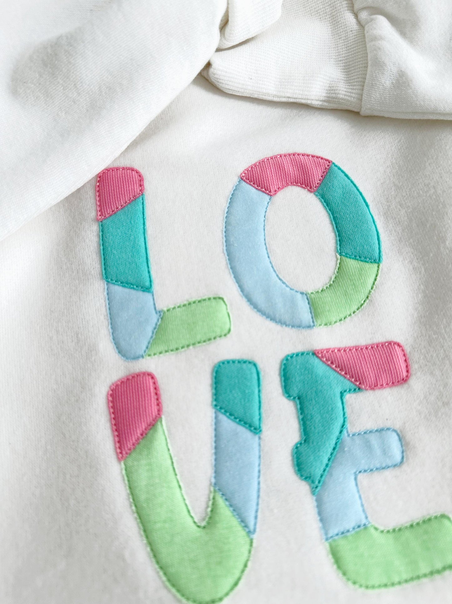 Raggedy Applique Patchwork Font
