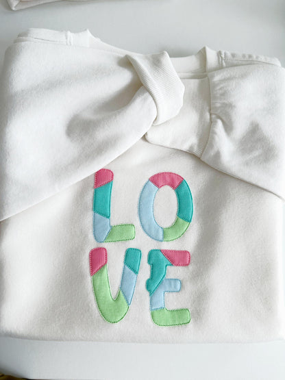 Raggedy Applique Patchwork Font