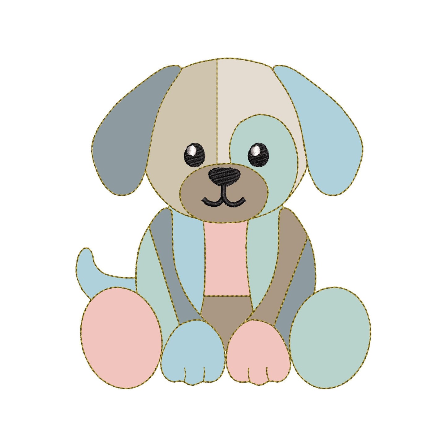 Little Patchwork Puppy Toy