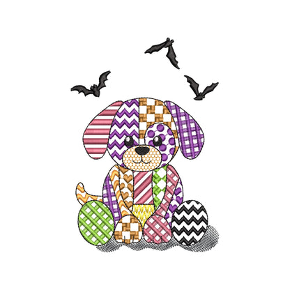 Halloween Patchwork Puppy