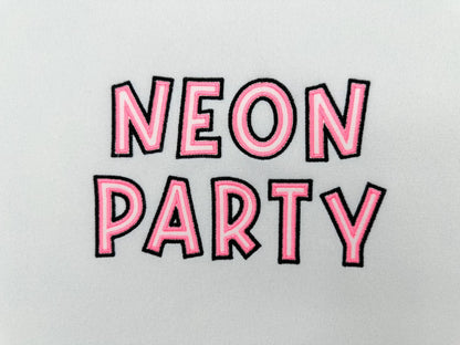 Neon Party Font 2 Outlines