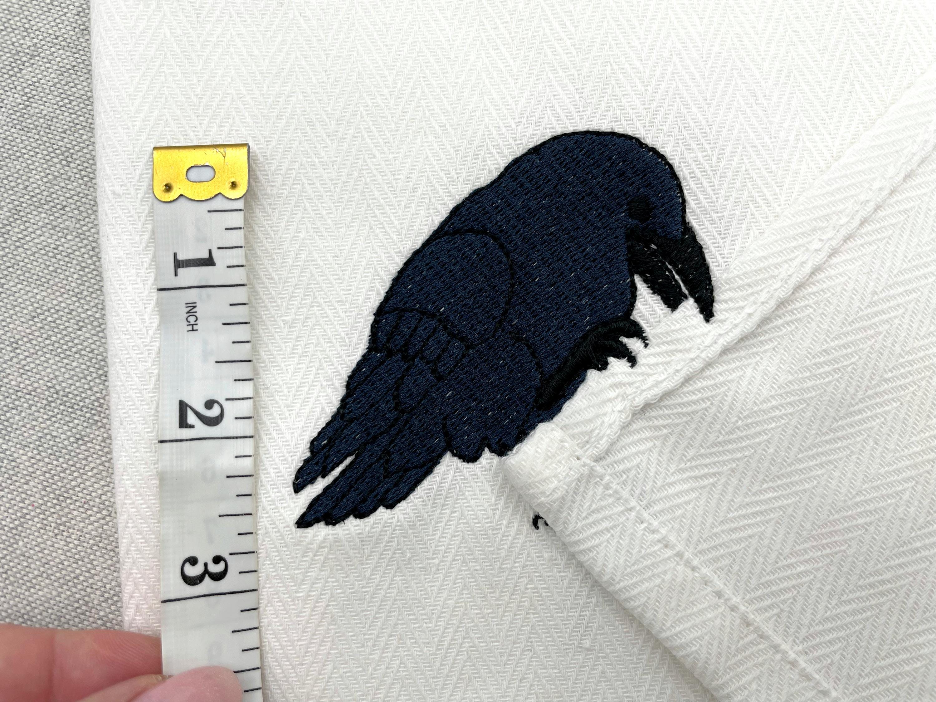 Naughty Playing Raven Crow bird thief machine embroidery designs