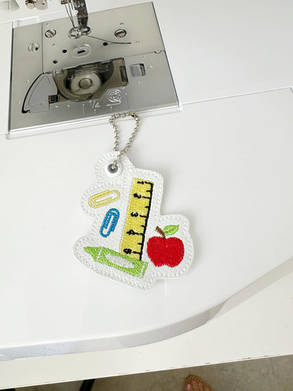 Back to School Teacher Tools Keychain