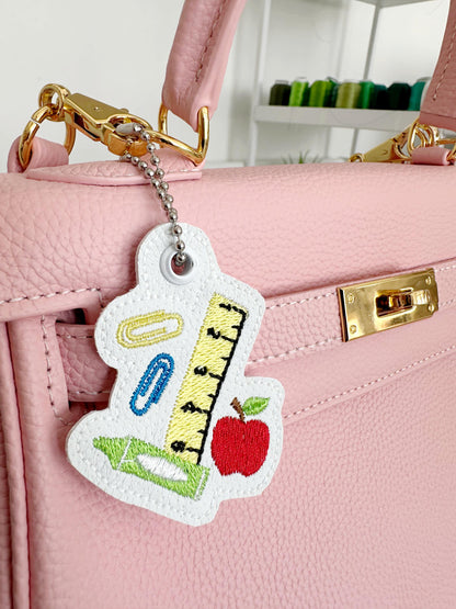 Back to School Teacher Tools Keychain