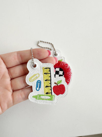 Back to School Teacher Tools Keychain