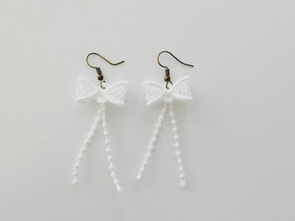Dangle Bow Earrings FSL