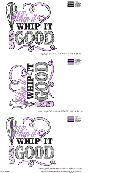 Whip It Good Saying