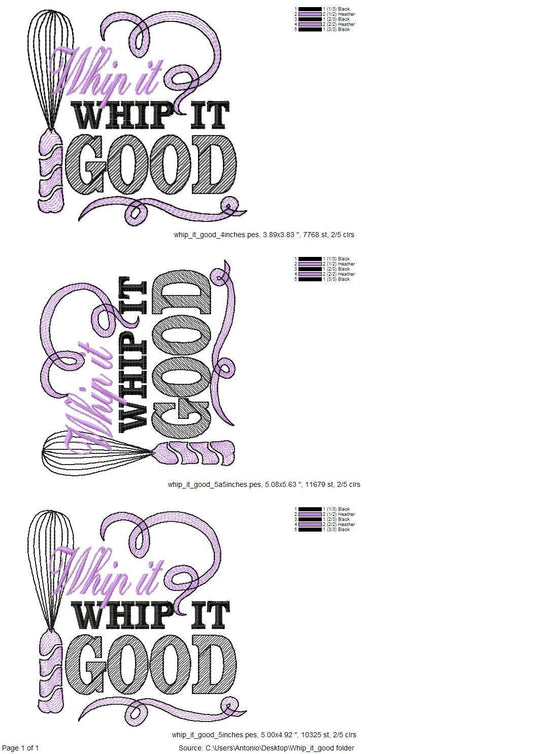 Whip It Good Saying