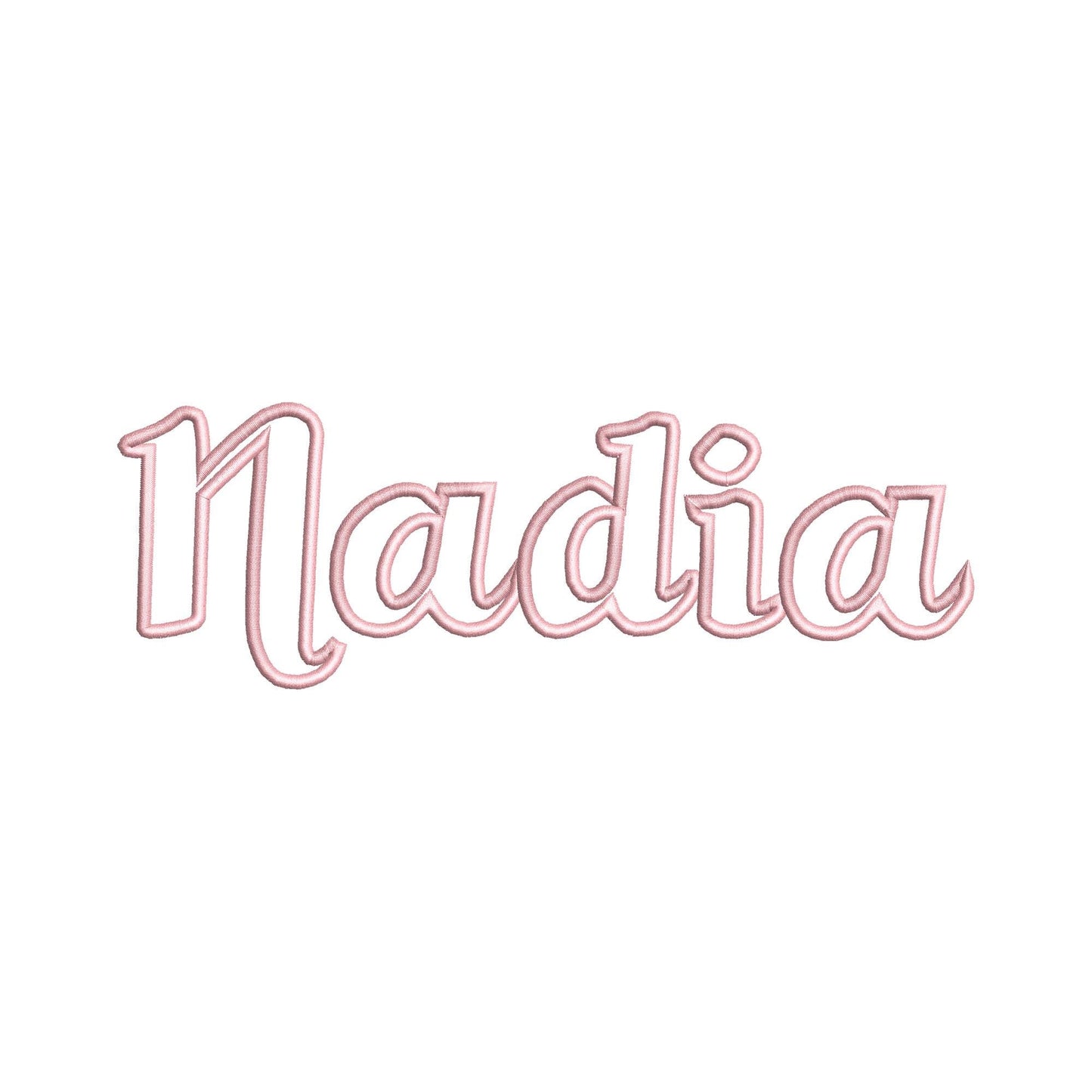 Applique Font Nadia