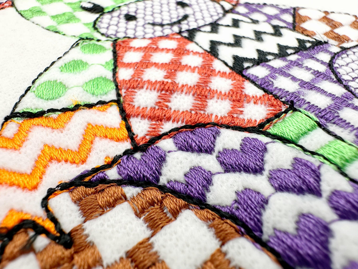 Halloween Patchwork Cow Bull Calf