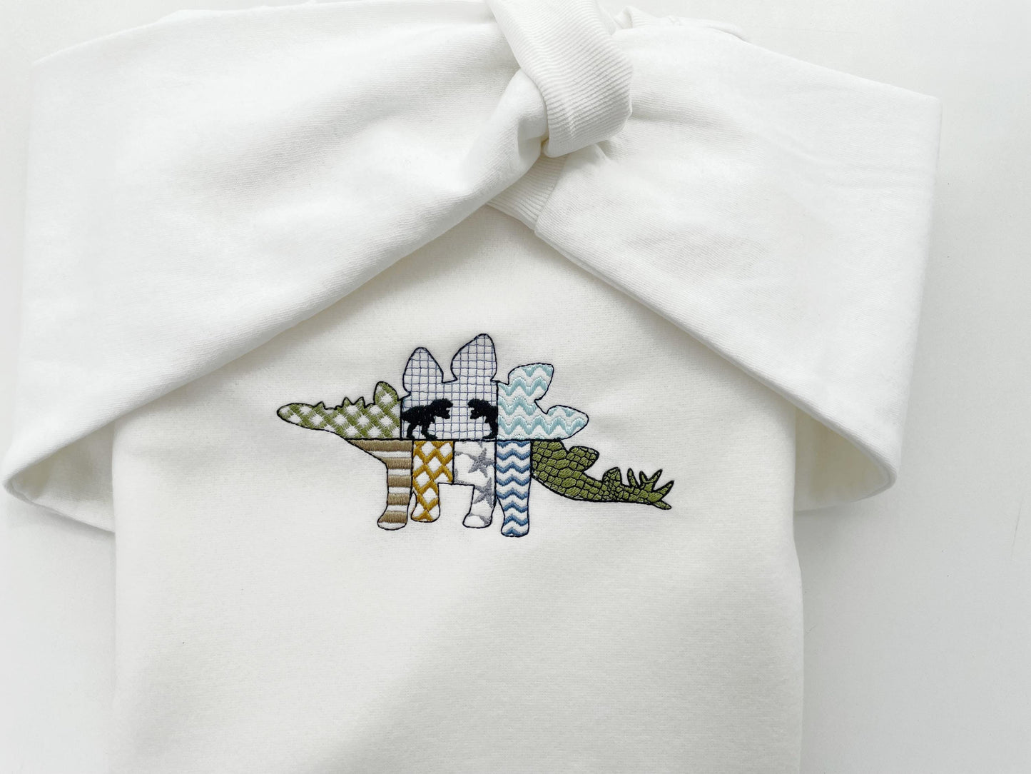 Patchwork Stegosaurus Dinosaur