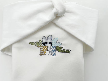 Patchwork Stegosaurus Dinosaur