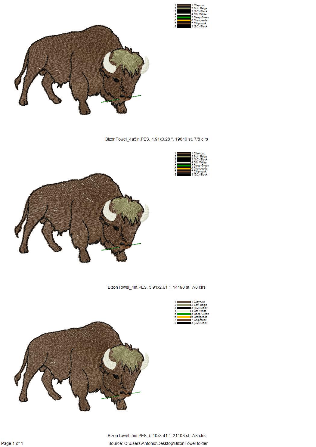 Mighty Playing Bison Thief