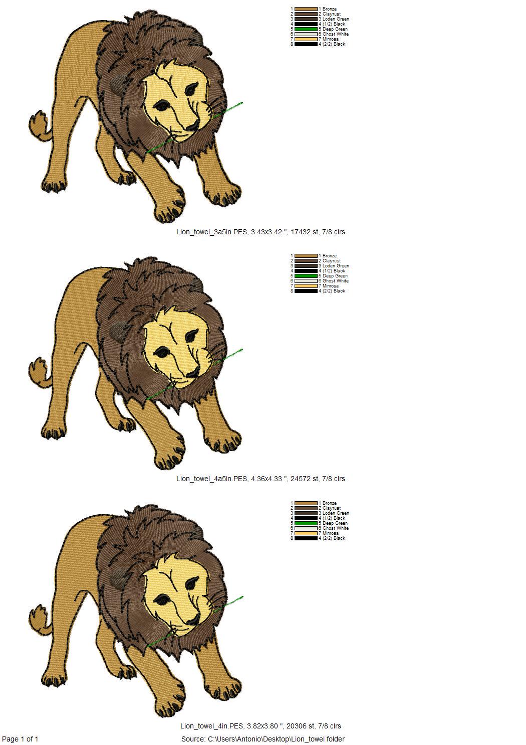 Naughty Playing Lion Thief
