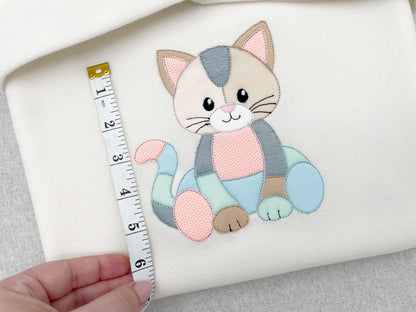 Kitty Cat Toy Raggedy Applique