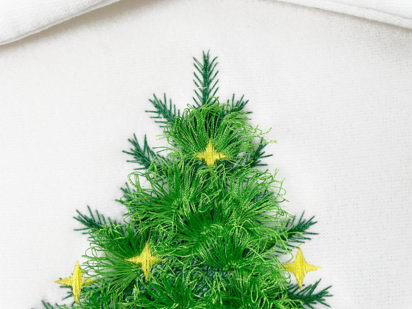 Big Fringed Fluffy Christmas Tree