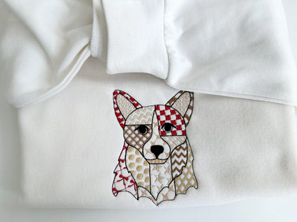 Patchwork Corgi Dog