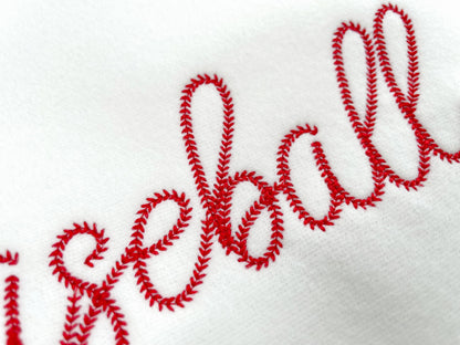 Baseball stitch Mini Font