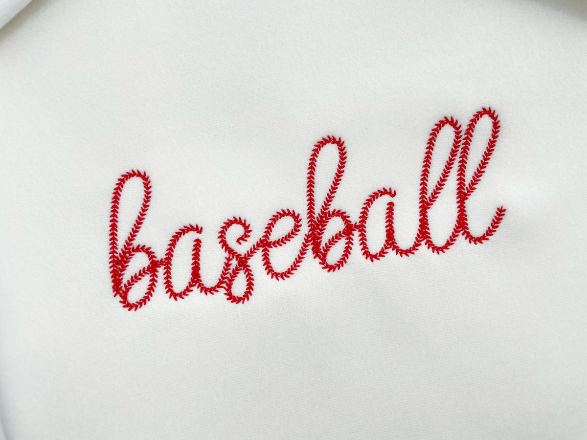 Baseball stitch Mini Font