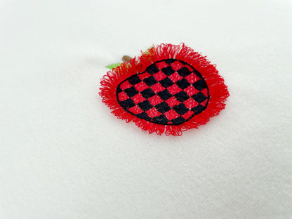 Patterned Fringed Apple