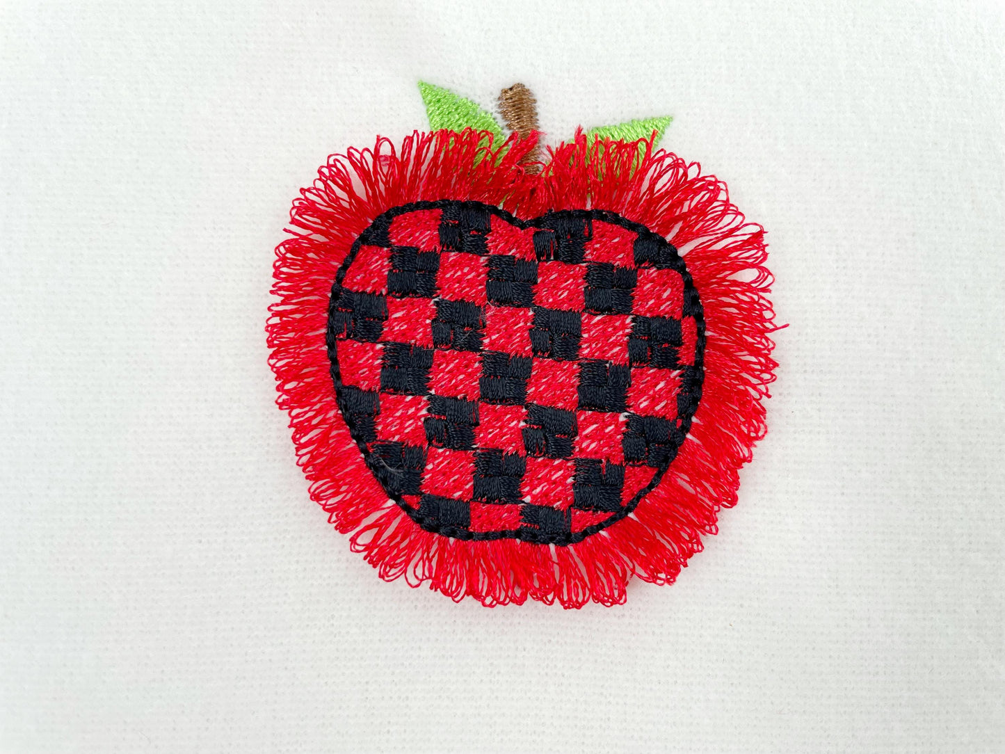 Patterned Fringed Apple