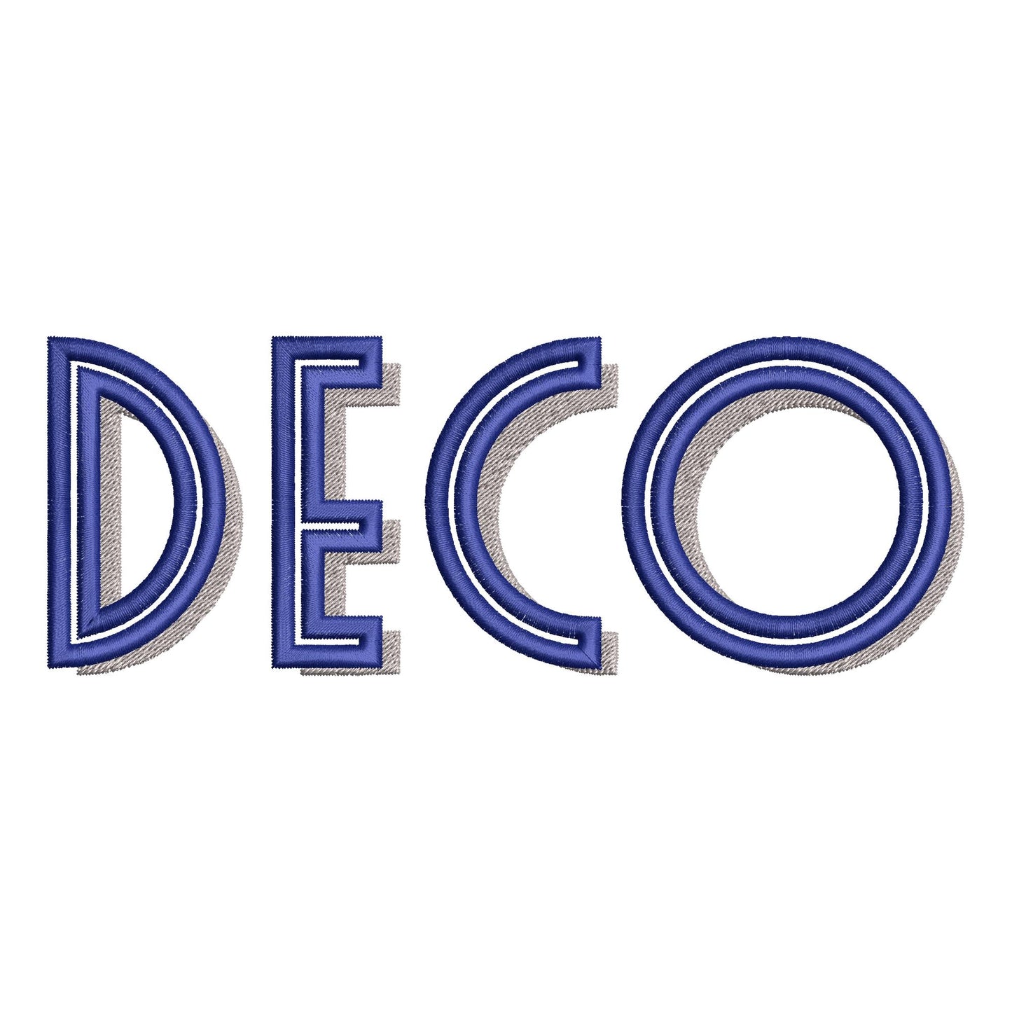 Shadow Font Art Deco