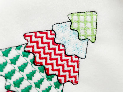 Patchwork Christmas Tree Set