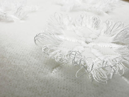 Fringed Snowflake Set of 3
