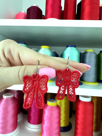 Delicate Bow Earrings FSL
