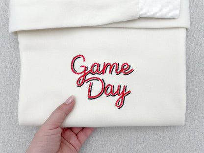 Double Chain Stitch Font Paisley
