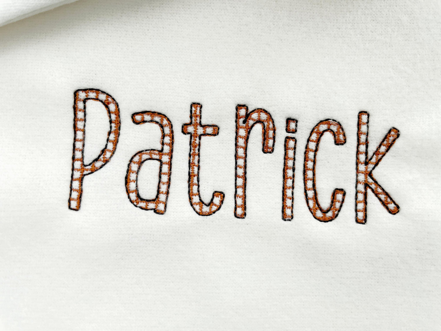 Mini Fancy Checkered Narrow FONT alphabet monogram letters numbers punctuation machine embroidery designs