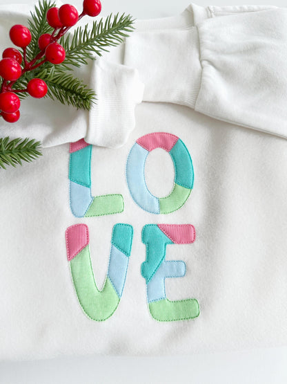 Raggedy Applique Patchwork Font