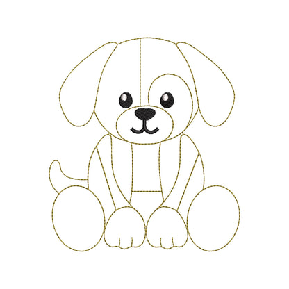 Little Patchwork Puppy Toy