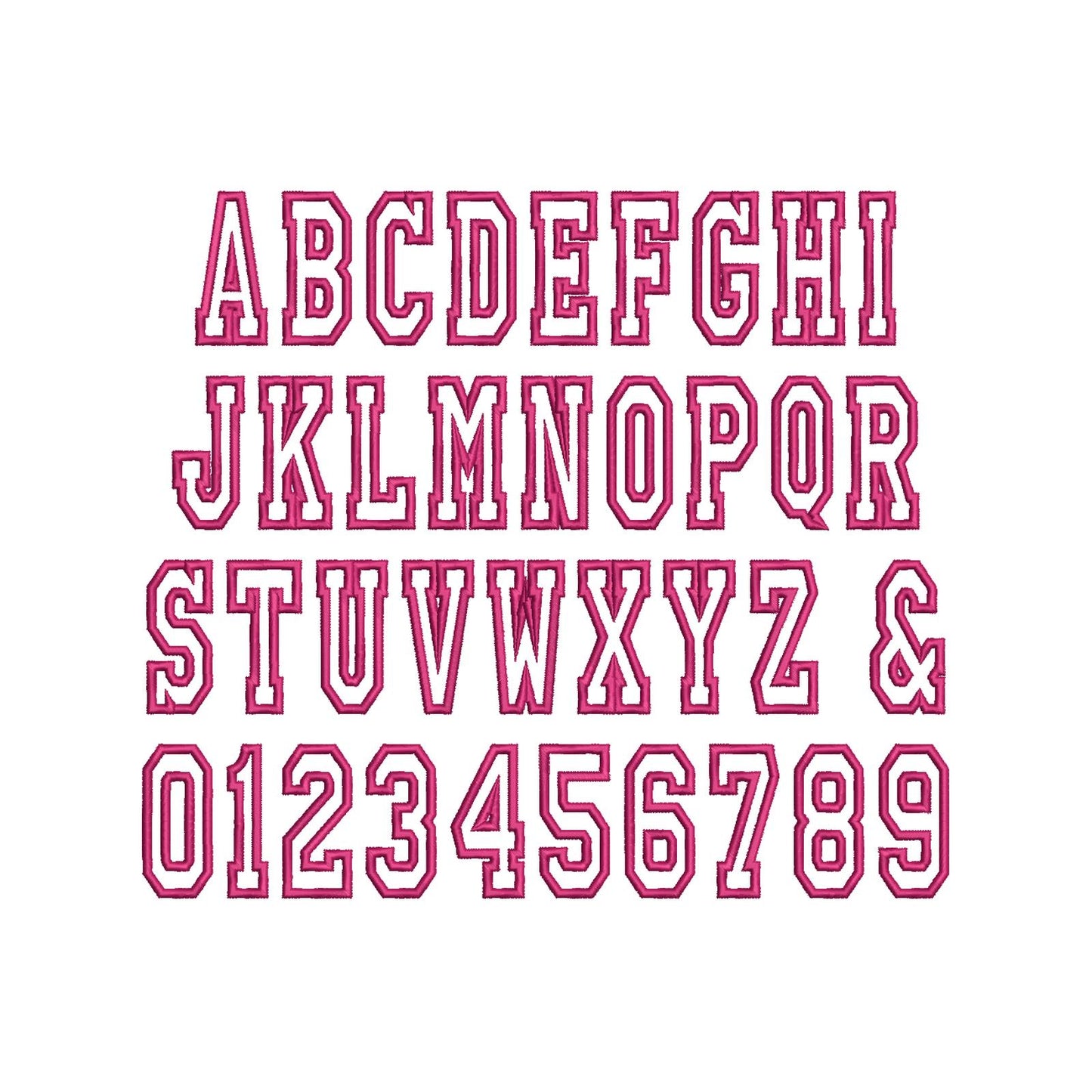 Narrow Varsity Sport Font 2 types