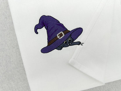 Halloween Kitty Cat with Witch Hat