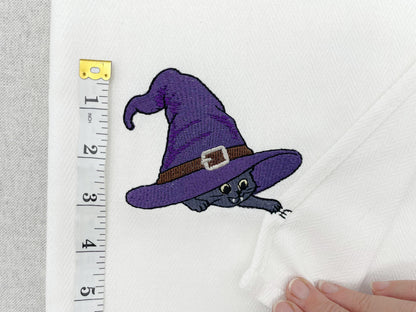 Halloween Kitty Cat with Witch Hat