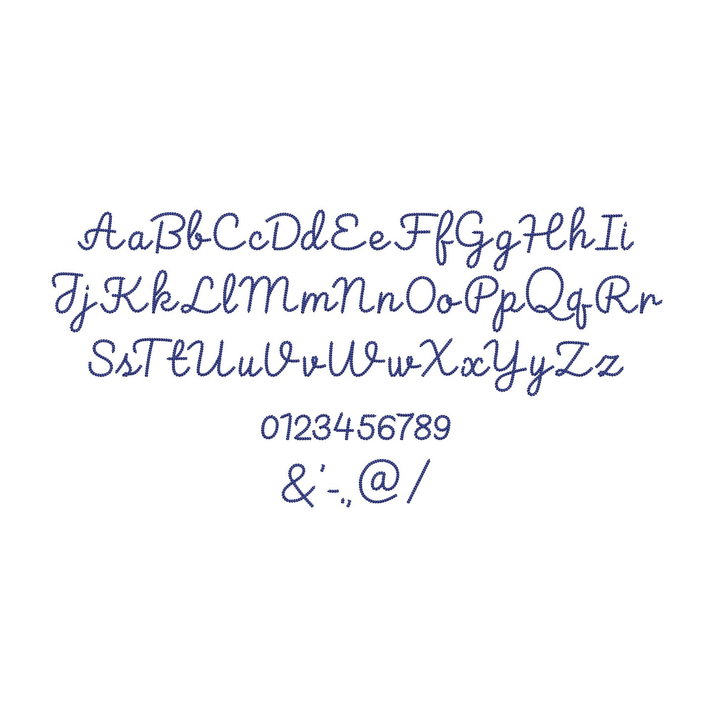 Extra Bold mini Chain Font Paloma