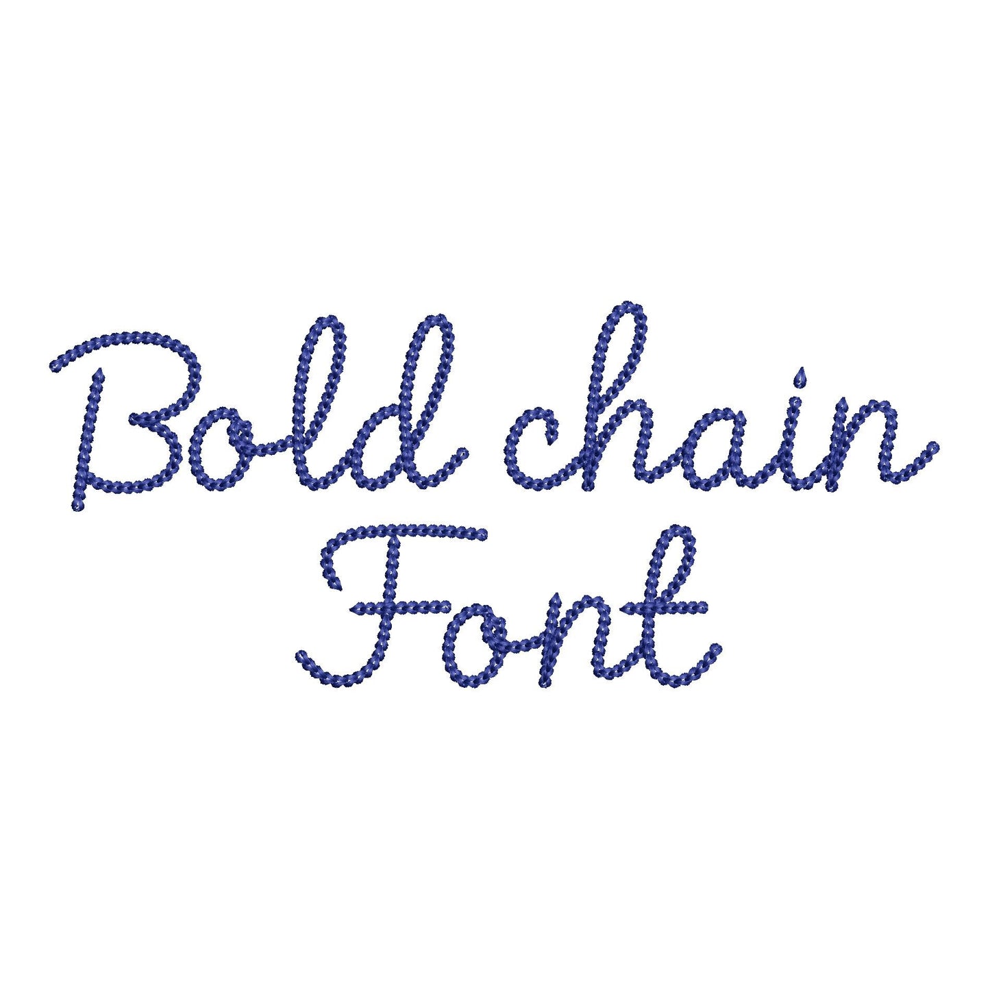 Extra Bold mini Chain Font Paloma