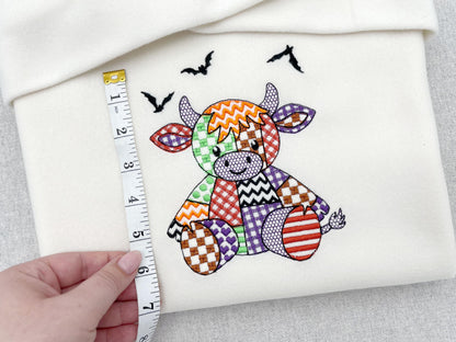 Halloween Patchwork Cow Bull Calf