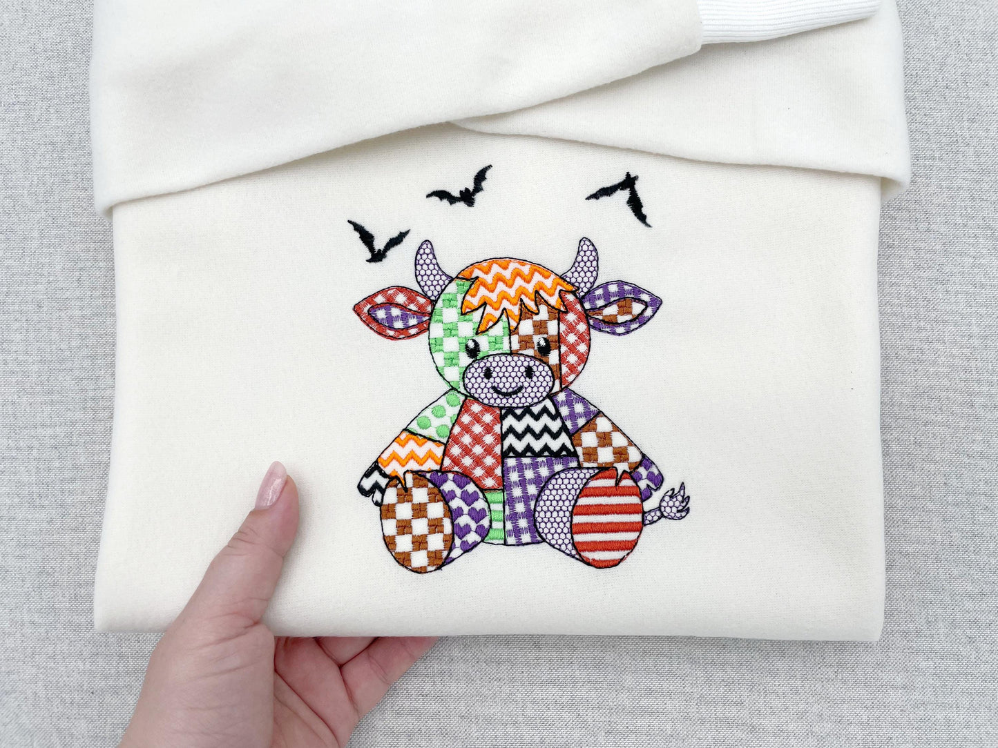 Halloween Patchwork Cow Bull Calf