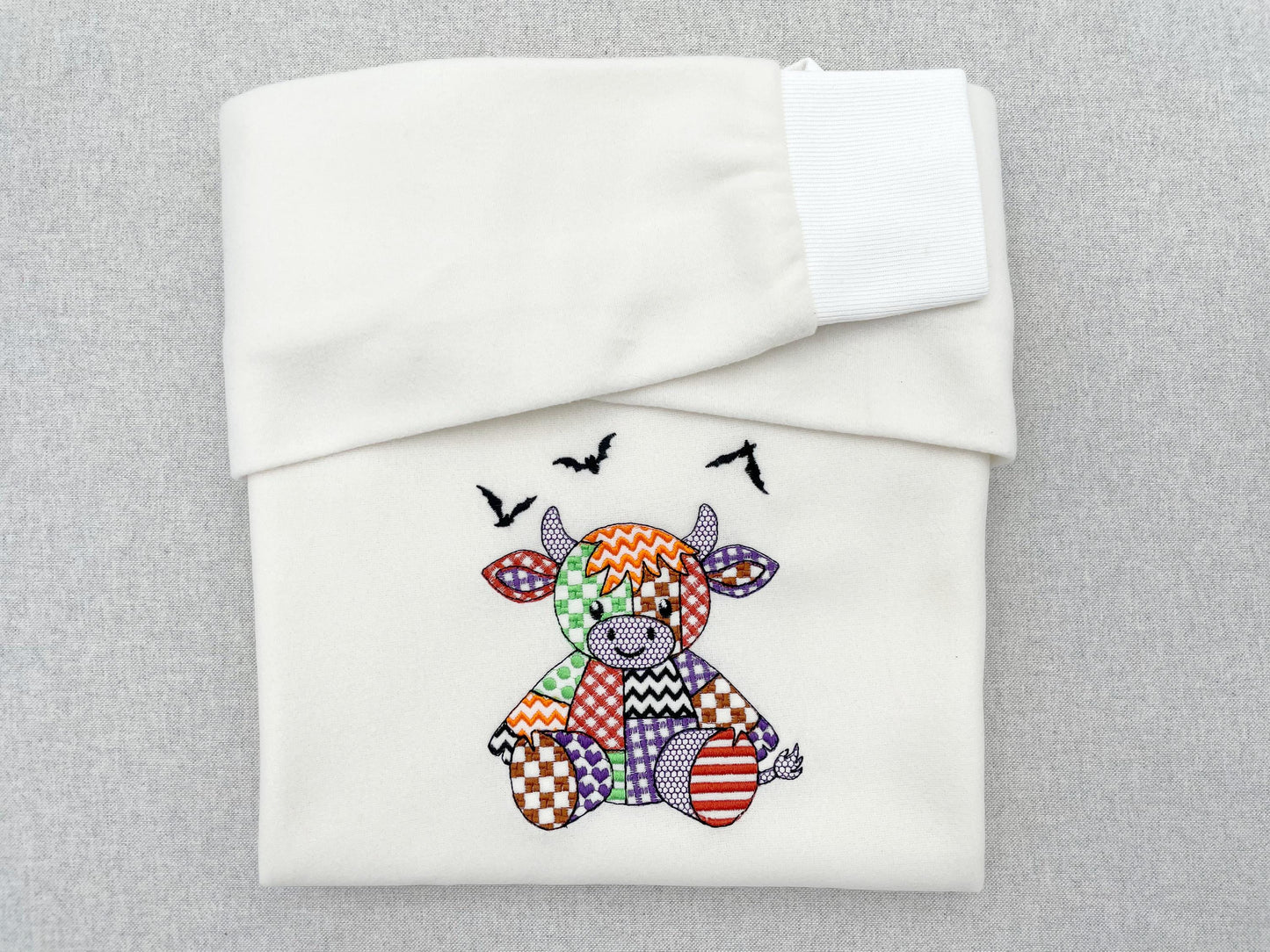 Halloween Patchwork Cow Bull Calf
