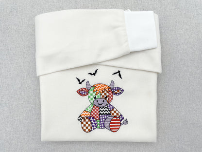 Halloween Patchwork Cow Bull Calf