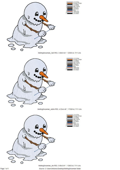 Melting Snowman Thief