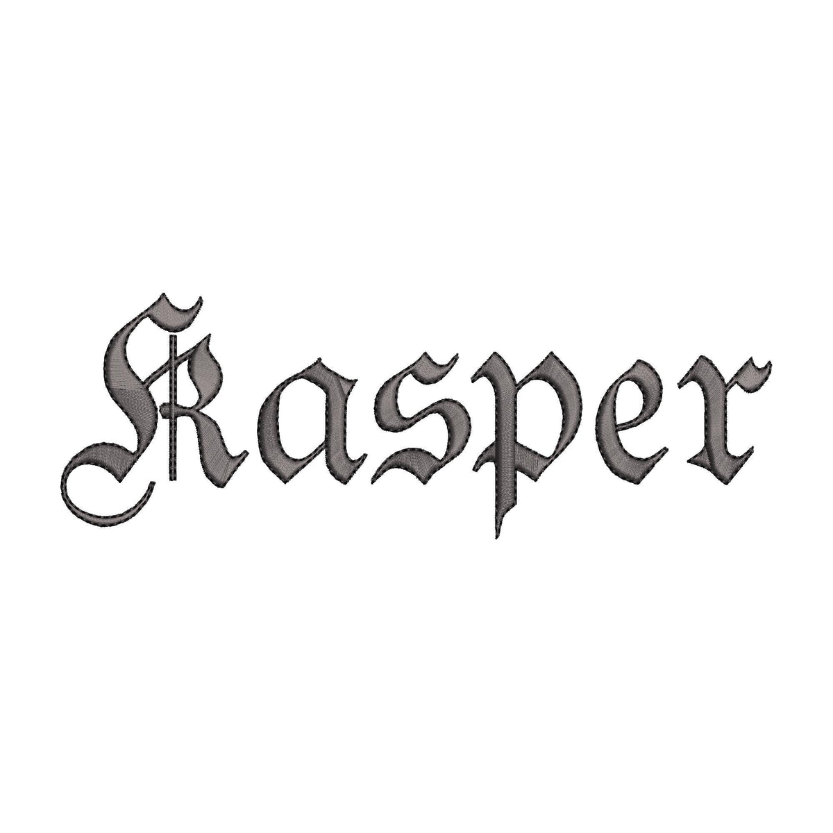 Kasper Old English Stickschrift