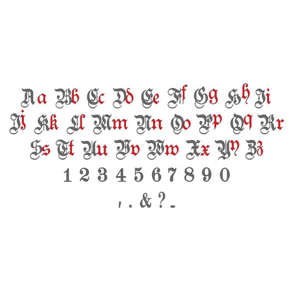 Kasper Old English Stickschrift